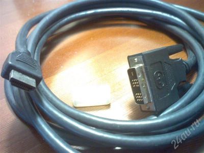 Лот: 340292. Фото: 1. Кабель DVI-HDMI. Шнуры, кабели, разъёмы