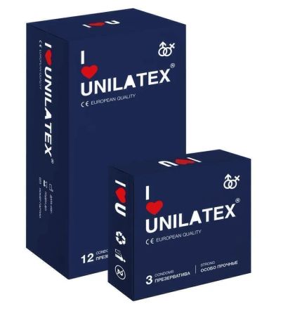 Лот: 24255052. Фото: 1. Презервативы особо прочные Unilatex... Презервативы