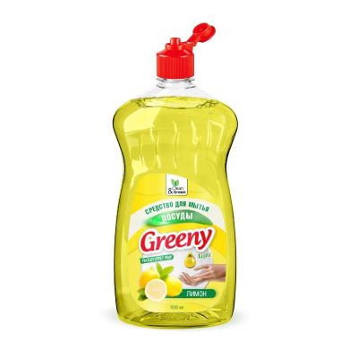 Лот: 20583456. Фото: 1. Средство для мытья посуды "Greeny... Бытовая химия