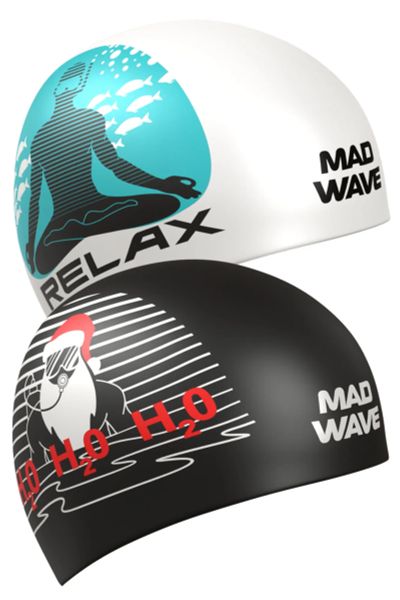 Лот: 25240922. Фото: 1. Силиконовая шапочка Mad Wave Reverse... Плавание
