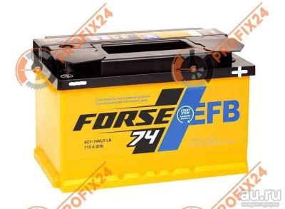 Лот: 13288315. Фото: 1. Аккумулятор FORSE EFB 74 А/Ч... Аккумуляторы