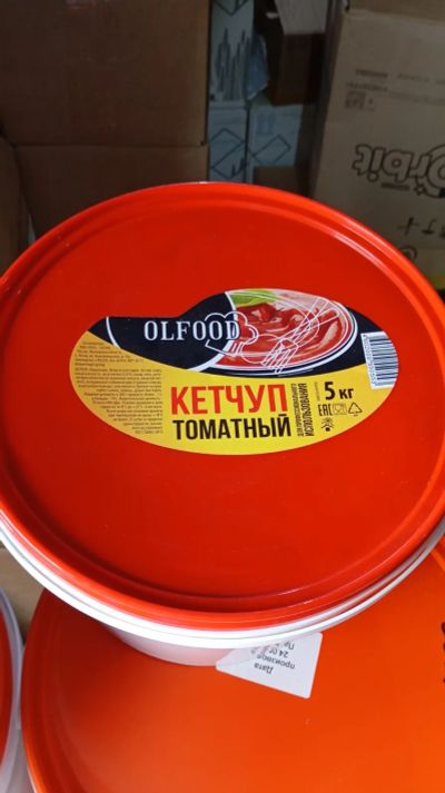 Лот: 25584543. Фото: 1. Кетчуп томатный OlFood 5 кг. Приправы, специи