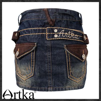 Лот: 5032973. Фото: 1. Эксклюзивная джинсовая юбка ARTKA... Юбки