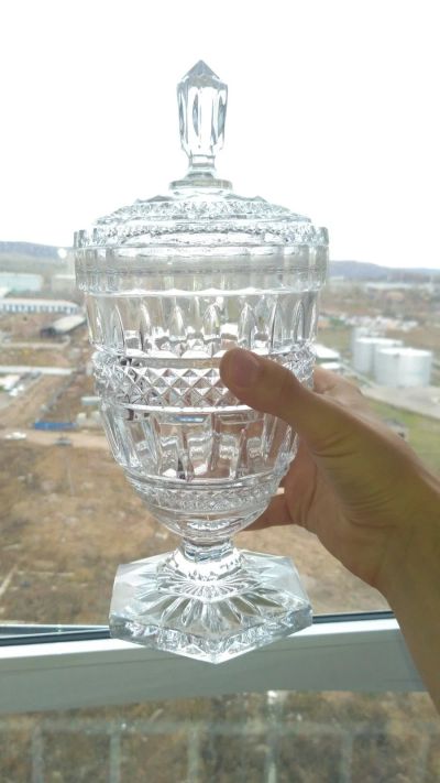 Лот: 12334281. Фото: 1. Хрусталь графин с крышкой №6. Кувшины, графины