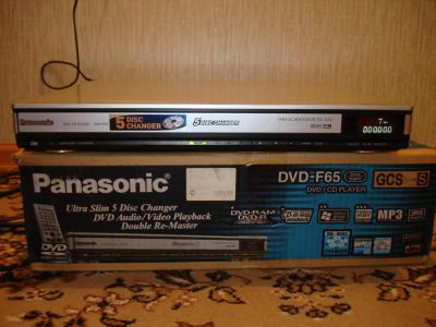 Лот: 4158075. Фото: 1. Проигрыватель Panasonic DVD-F65EE... DVD, Blu-Ray плееры