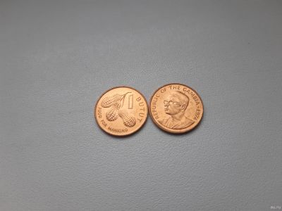 Лот: 18475999. Фото: 1. Гамбия 1 бутут 1974 " Земляной... Африка