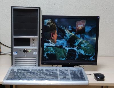 Лот: 15160399. Фото: 1. Компьютер для игр Core 2 Duo E6750... Компьютеры в сборе
