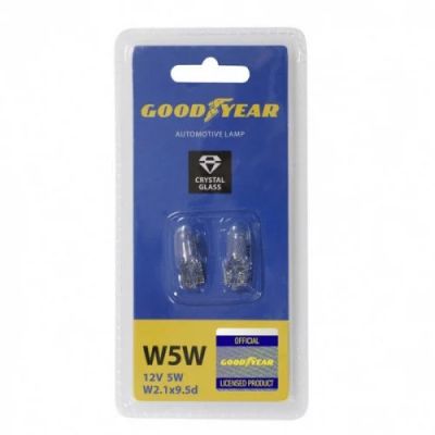 Лот: 14040526. Фото: 1. W5W 12V 5W GOODYEAR лампа накаливания... Расходные материалы