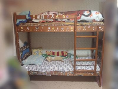 Лот: 25383521. Фото: 1. Кровать двухэтажная. Детские кровати и кроватки