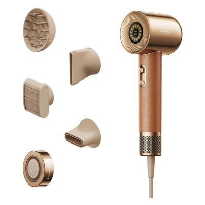 Лот: 24523088. Фото: 1. Фен Dreame Hair Miracle AHD9 Gold. Укладка и стрижка волос, бритьё, эпиляция