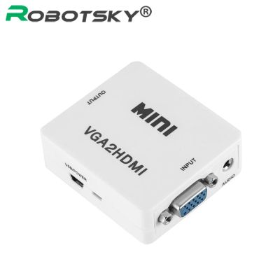 Лот: 6062572. Фото: 1. VGA к HDMI видео конвертер Robotsky. Шлейфы, кабели, переходники