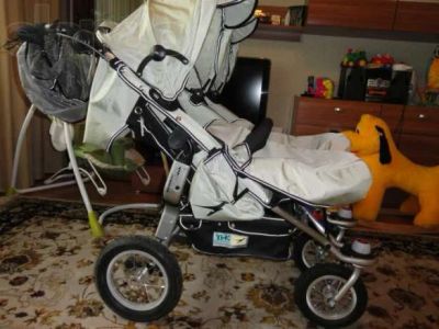 Лот: 3991468. Фото: 1. Коляска для двойни/погодокTFK... Коляски