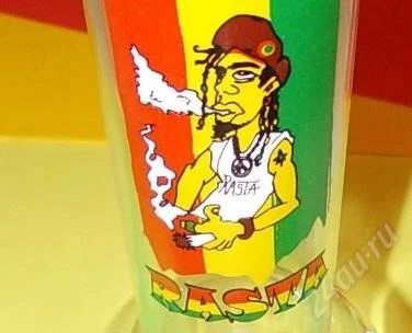 Лот: 2426776. Фото: 1. Стеклянный Бонг Rasta 21 Stand... Аксессуары и запчасти для кальянов