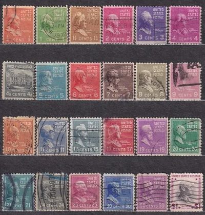 Лот: 25850613. Фото: 1. США 1938_009. Марки
