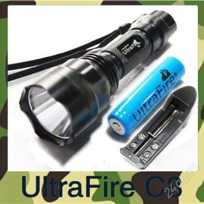Лот: 2276642. Фото: 1. Фонарь сверхяркий UltraFire C8... Фонарики