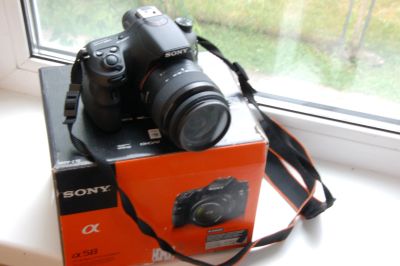 Лот: 11810443. Фото: 1. Sony A58 + объектив 18-55. Цифровые зеркальные