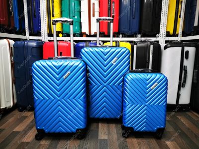 Лот: 15509985. Фото: 1. Чемодан Большой "New-Delhi" Ярко-синий... Чемоданы и сумки дорожные