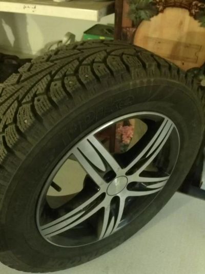 Лот: 6158615. Фото: 1. Hankook 195/65/15. Зимняя шипованная... Шины