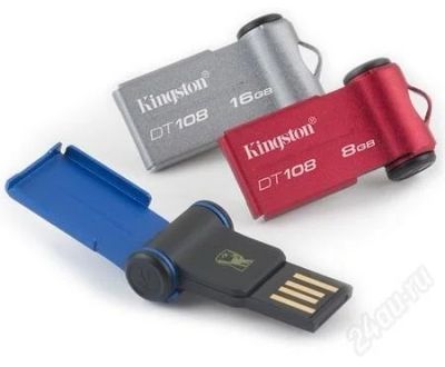 Лот: 1766664. Фото: 1. Флешка USB 4Гб Kingston Data Traveler... USB-флеш карты
