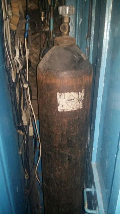 Лот: 9961429. Фото: 1. Углекислота баллон 40 л, не полный... Баллоны, газ в баллонах