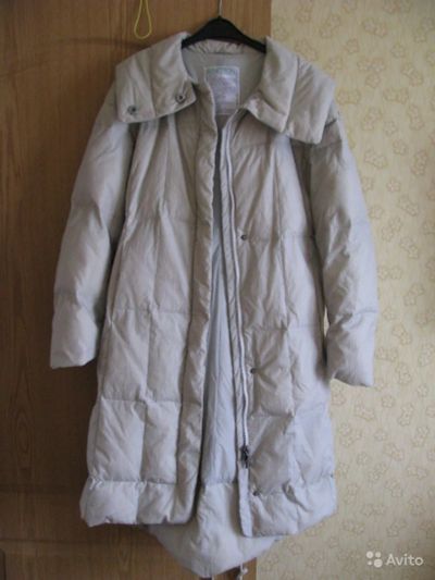 Лот: 9129211. Фото: 1. Пальто " Benetton" серое р-р М. Верхняя одежда