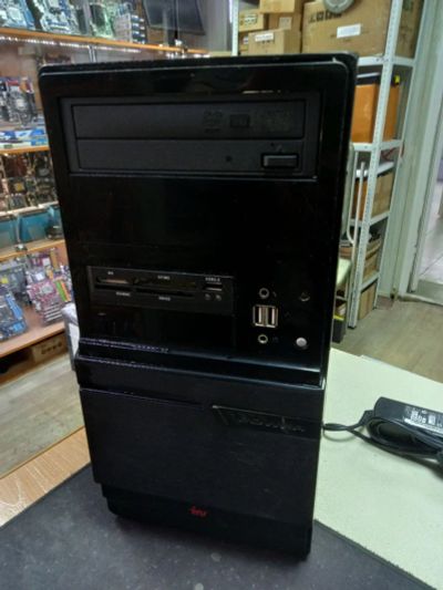 Лот: 25527724. Фото: 1. Корпус mATX черный с картридером... Корпуса, блоки питания