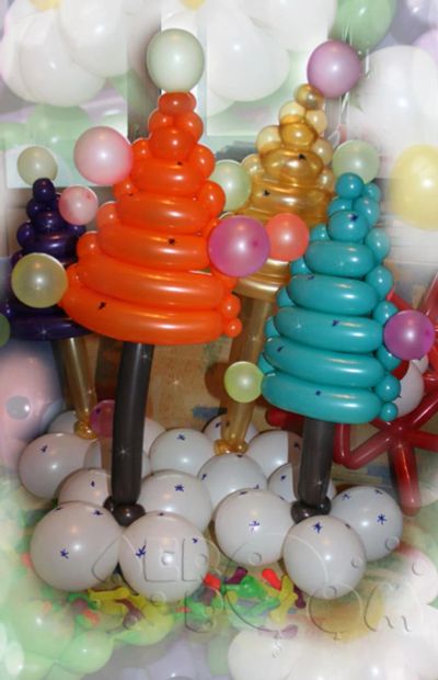 Лот: 4886339. Фото: 1. Ёлочка из воздушных шаров (Новогодние... Подарки на Новый год