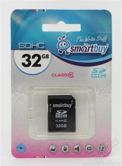 Лот: 2505617. Фото: 1. SDHC 32G class 10 SmartBuy. Карты памяти