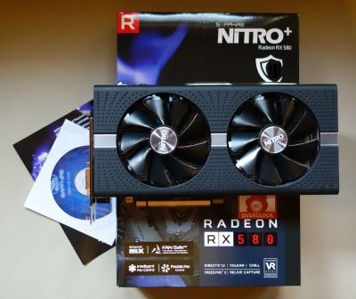 Лот: 16342696. Фото: 1. Sapphire AMD Radeon RX 580 4gb. Видеокарты