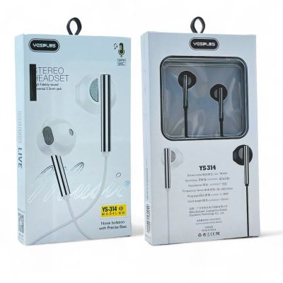 Лот: 25796824. Фото: 1. ГАРНИТУРА YESPLUS YS-314 BK. Наушники, гарнитуры