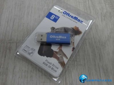 Лот: 13840268. Фото: 1. 8GB накопитель Oltramax 30 синий. USB-флеш карты