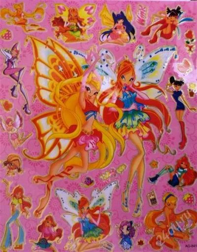 Лот: 2362620. Фото: 1. наклейки winx новая. Другое (игрушки)