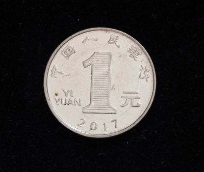 Лот: 14479710. Фото: 1. Китай 1 юань 2017 год (2). Азия
