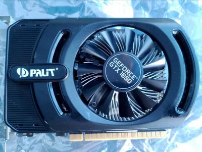 Лот: 25590333. Фото: 1. Palit StormX GTX 1650 4gb. Видеокарты