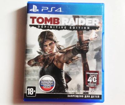 Лот: 4509796. Фото: 1. Диск Tomb Raider Definitive Edition... Игры для консолей