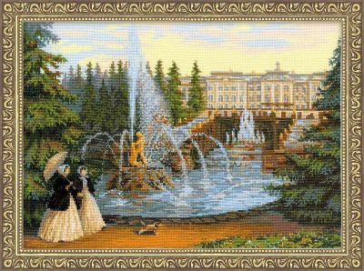 Лот: 4850681. Фото: 1. Петергоф. Набор для вышивки крестом... Вышивание