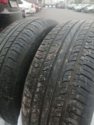Лот: 14571107. Фото: 1. Шины 235/55/18 Hankook в отличном... Шины