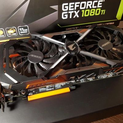 Лот: 16431220. Фото: 1. Gigabyte 1080 ti. Видеокарты