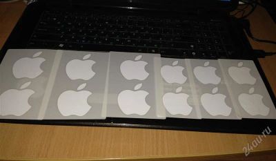 Лот: 2874785. Фото: 1. Фирменная наклейка стикер apple... Другое (смартфоны, связь, навигация)