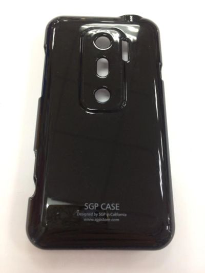 Лот: 10535754. Фото: 1. Чехол HTC Evo 3D Пластик Черный... Чехлы, бамперы