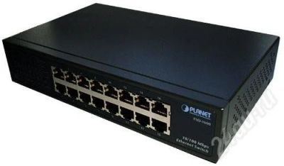 Лот: 428446. Фото: 1. Planet FSD-1600 16-port 10/100Mbps... Маршрутизаторы (роутеры)