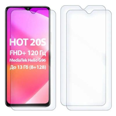Лот: 24484719. Фото: 1. Защитное стекло Krutoff для Infinix... Защитные стёкла, защитные плёнки