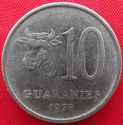 Лот: 1854024. Фото: 1. (№1797) 10 гуарани 1975 (Парагвай... Америка