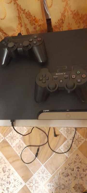 Лот: 19505095. Фото: 1. Sony PlayStation 3 slim прошитая... Игровые приставки, консоли