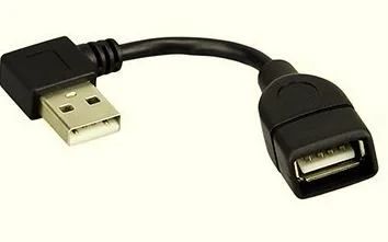 Лот: 11524213. Фото: 1. Переходник USB угловой 10см left... Шлейфы, кабели, переходники