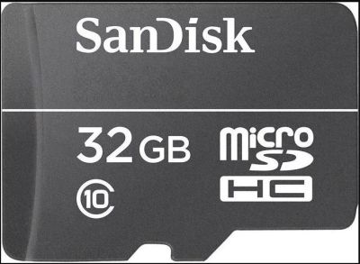 Лот: 11564103. Фото: 1. Sandisk 32Gb MicroSD. Карты памяти