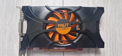 Лот: 21545688. Фото: 1. Видеокарта GeForce GTX560Ti 1024M... Видеокарты