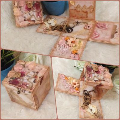Лот: 7628051. Фото: 1. Magic box, коробочка для денег... Скрапбукинг