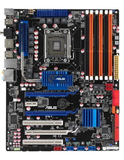 Лот: 5171795. Фото: 1. Asus P6T x58 LGA 1366. Материнские платы