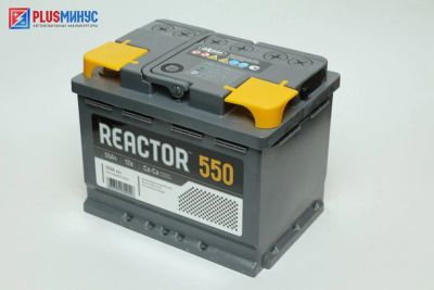 Лот: 9220195. Фото: 1. Аккумулятор Reactor 55 а\ч прямая... Аккумуляторы